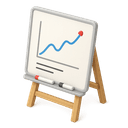 Stock chart icon
