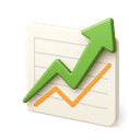 Trending chart icon